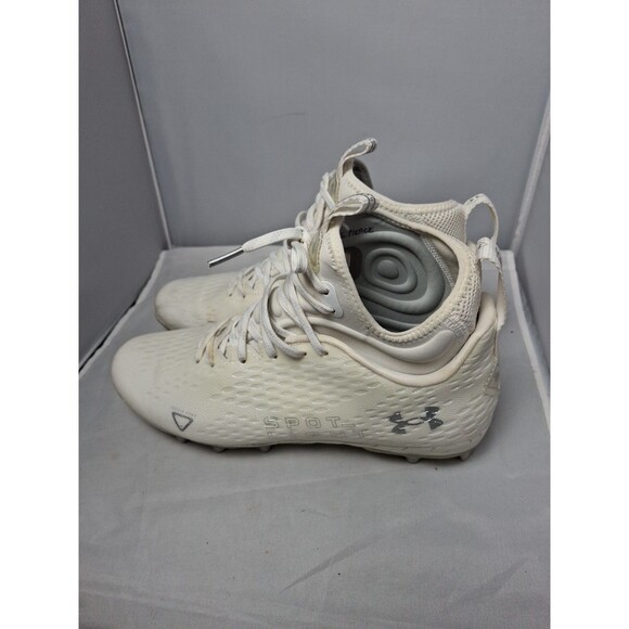 UNDER ARMOUR Spotlight MC Fotball Cleats White Silver Men\'s Size 9 (42.5) main image 8